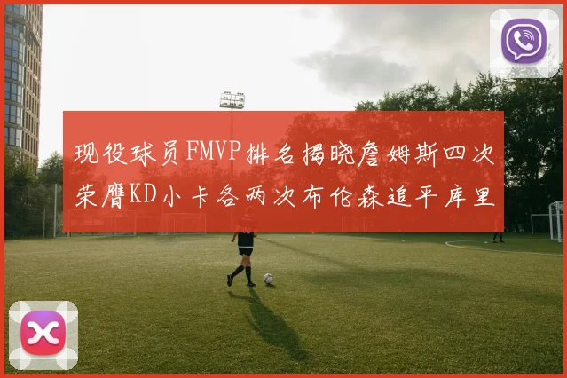 现役球员FMVP排名揭晓詹姆斯四次荣膺KD小卡各两次布伦森追平库里与约基奇