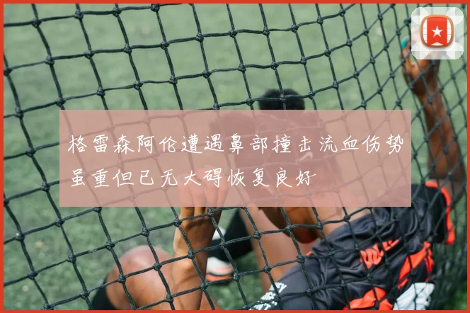 格雷森阿伦遭遇鼻部撞击流血伤势虽重但已无大碍恢复良好
